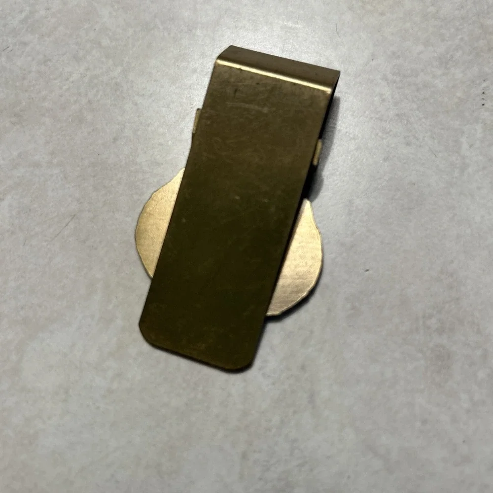 VTG Kessler American Whiskey Money Clip Smooth As Silk ,Brass Money Clip Whiskey